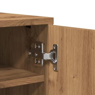 VidaXL Schoenenkast 60x35x92 cm bewerkt hout artisanaal eikenkleur