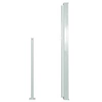 Tuinscherm uittrekbaar 140x300 cm crme - thumbnail