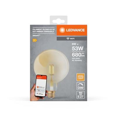 LEDVANCE 4058075609693 LED-lamp Energielabel: E (A - G) E27 6 W Warmwit