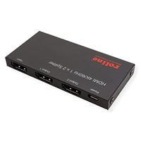 ROLINE HDMI videosplitter, ultradun, 2-voudig - thumbnail