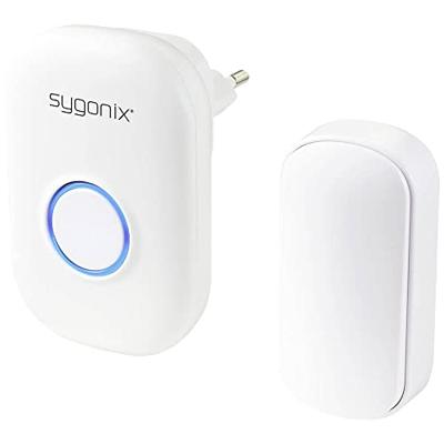 Sygonix SY-5225388 Complete set voor Draadloze deurbel Batterijloos, Met flitslicht