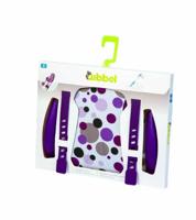 stylingset luxe dots paars past op voorzitje - thumbnail
