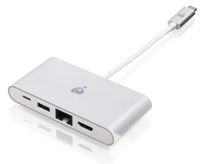 IOGEAR USB-C 4-in-1 4K meerpoorts adapter, GUH3C3PD