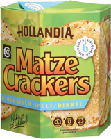 Hollandia Biologische Matze Crackers Spelt 100gr - thumbnail