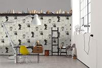 Livingwalls Metropolitan Stories grijs behang | 369323 - thumbnail