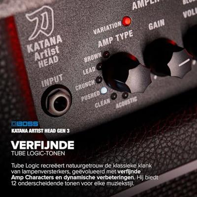 Boss Katana Artist Head Gen 3 100 Watt gitaarversterker top - thumbnail