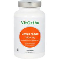 VitOrtho Levertraan 1000 mg Softgels - thumbnail