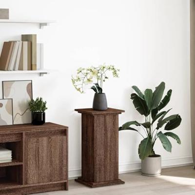 VidaXL Sokkel met opbergruimte 31x30x60 cm bewerkt hout bruin eiken