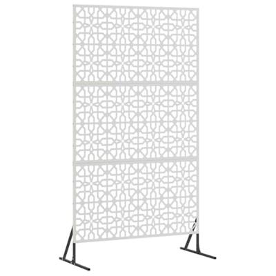 VidaXL Privacyscherm grijs 100 x 50 x 180 cm staal