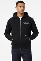 Croyez Homme Talk And Play Zip Hoodie Crb20026001 Hoodies 49001 Black - thumbnail