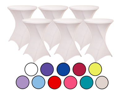 6-pack Statafelrokken - Stretch - ∅80-85x110 cm 6-pack Statafelrokken - Stretch - ∅80-85x110 cm