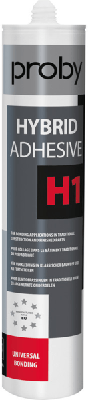 proby adhesive en sealants h1 wit koker 290 ml