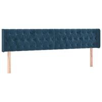 Bedframe zonder matras 120x190 cm fluweel donkerblauw - thumbnail