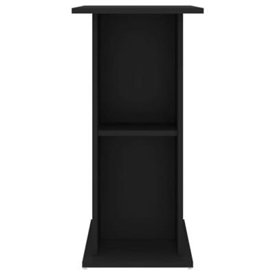 Aquariumstandaard 75x36x72,5 cm bewerkt hout zwart - thumbnail
