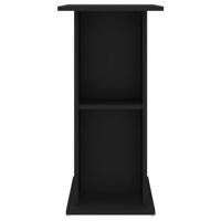 Aquariumstandaard 75x36x72,5 cm bewerkt hout zwart - thumbnail