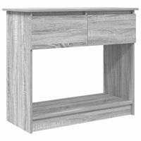 Wandtafel met lades 85,5x38,5x74,5 cm grijs Sonoma - thumbnail