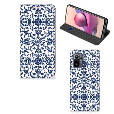 Xiaomi Redmi Note 10 4G | 10S | Poco M5s Smart Cover Flower Blue Xiaomi Redmi Note 10 4G | 10S | Poco M5s Smart Cover Flower Blue