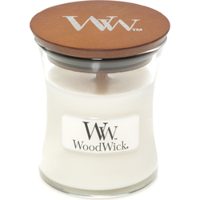 White Teak Mini candle kaars WoodWick - Woodwick - thumbnail