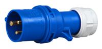 Kopp CEE stekker IP44 3P 16A 250V blauw - thumbnail
