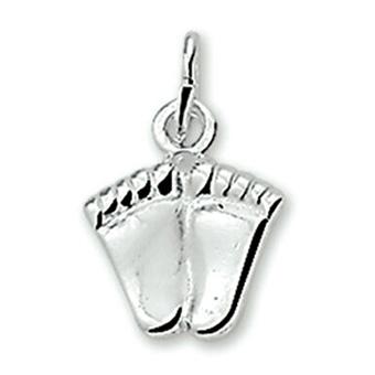 Zilveren Bedel Voetjes 13,5 x 11 mm Zilveren Bedel Voetjes 13,5 x 11 mm