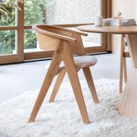 Zuiver Eetkamerstoel 'Ndsm' Eikenhout, kleur Naturel - thumbnail