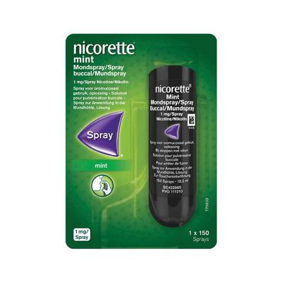 Nicorette Mint Mondspray 1mg Nicorette Mint Mondspray 1mg