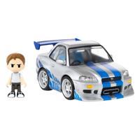 Fast & Furious Q-Village Vehicle with mini-figure Nissan Skyline GT-R (R34) 9 cm - thumbnail