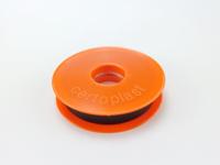 Tape Vorwerk zwart pvc rol 25m - thumbnail