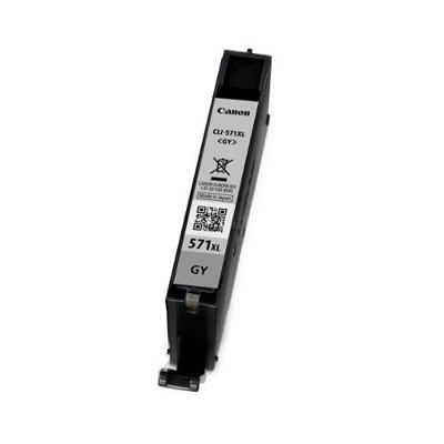Canon inktcartridge CLI-571XL, 375 foto's, OEM 0335C001, grijs