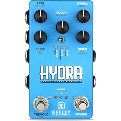 Keeley Hydra Stereo Reverb / Tremolo effectpedaal