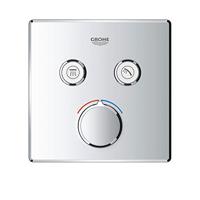 Grohe SmartControl Douchekraan Inbouw - 3 knoppen - vierkant - chroom 29148000 - thumbnail