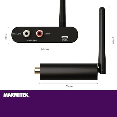 Marmitek Subwoofer Anywhere 640 Audio accessoire Zwart - thumbnail