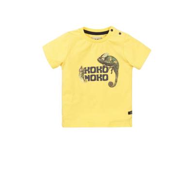 Koko Noko T-shirt met printopdruk geel Koko Noko T-shirt met printopdruk geel
