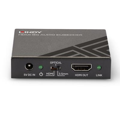 LINDY AV Converter 38203 [HDMI, Toslink, Jackplug - HDMI] 3840 x 2160 Pixel
