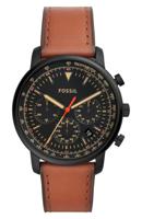 Fossil Heren Goodwin lederen chronograaf horloge FS5501 - thumbnail