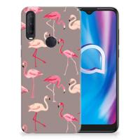 Alcatel 1S (2020) | TPU Hoesje | Flamingo - thumbnail