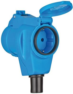 Brennenstuhl CEE-haakse koppeling 230V/16A IP44 - 1x 230V/16A, 1x 230V CEE 16A 3-polig - 1080980 Brennenstuhl CEE-haakse koppeling 230V/16A IP44 - 1x 230V/16A, 1x 230V CEE 16A 3-polig - 1080980
