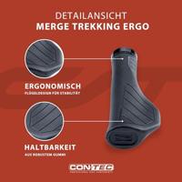 CONTEC handvatten "merge trekking ergo" ct grips merge trekking ergo,140mm,black - thumbnail