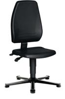 Promat/Tecwerk Werkdraaistoel | Promat/Tecwerk | vloerglijders | integraalschuim zwart | 440-620 mm - 9000425200 - thumbnail