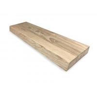 Eiken plank massief boomstam 20 x 15 cm - thumbnail