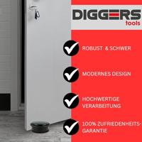 Diggers Zwarte Deurstopper | 10x4cm - DIG061 - thumbnail