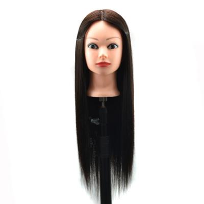Praktijk Disc haar gevlochten Mannequin Head pruik Styling trimmen hoofd Model(Black)