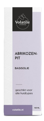Abrikozenpit basisolie glazen fles 100 Milliliter