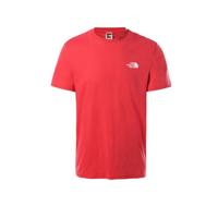 The North Face T-shirt Simple Dome rood - thumbnail