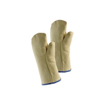 Hittebeschermingshandschoen wanten met isolatie één maat naturel aramideweefsel