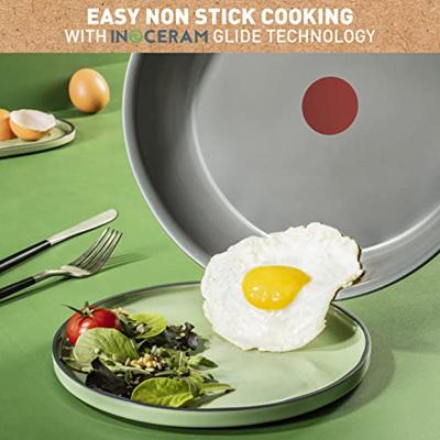 Tefal C42604 Renewal Keramische Koekenpan 24 cm Grijs - thumbnail