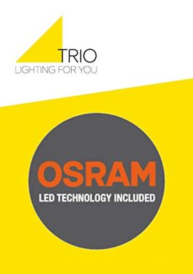 Trio Landelijke wandlampNilam rechthoekige kap - 212870236