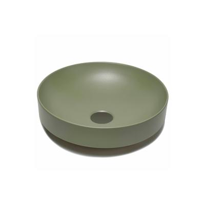 GO by Van Marcke waskom - 40x40x9cm - opbouw - rond - porselein rain forest