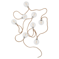 Madam Stoltz Lichtsnoer jute 6,5 m - thumbnail