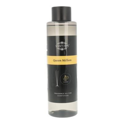Navulling Geurstokjes 400ml - Queen Million - Scentchips